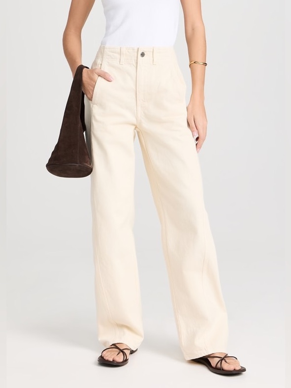 Apiece Apart Meridian Jeans - Ecru - Size 29